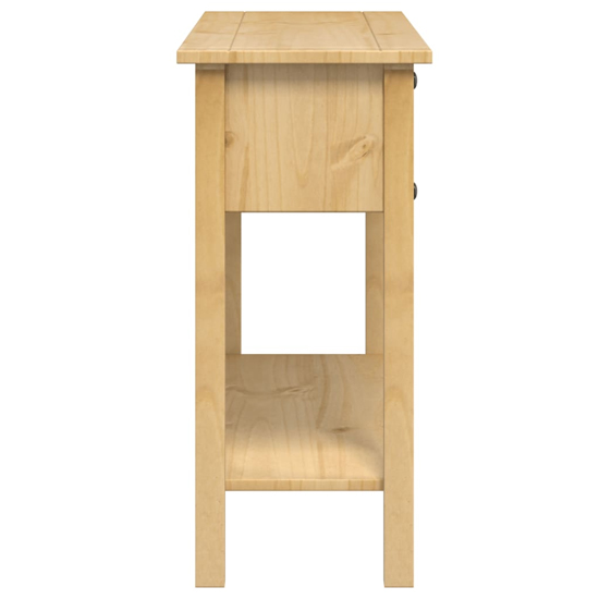 Croydon Wooden Console Table With 3 Drawers In Brown
