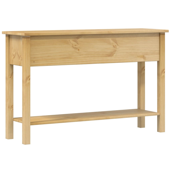 Croydon Wooden Console Table With 3 Drawers In Brown