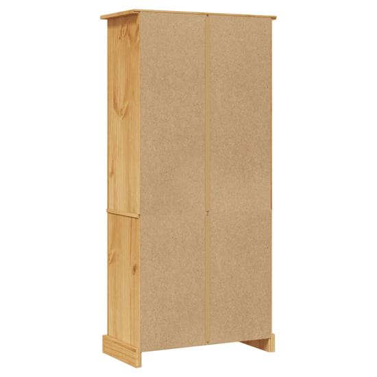 Croydon Wooden Display Cabinet With 2 Doors In Brown