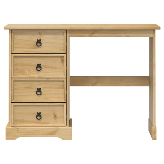 Croydon Wooden Dressing Table With 4 Drawers In Brown