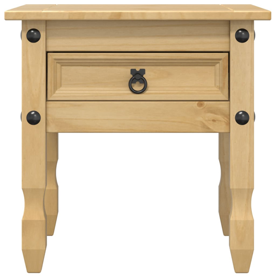 Croydon Wooden Side Table With 1 Drawer In Brown