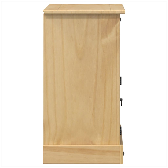 Croydon Wooden Sideboard With 1 Door 4 Drawers In Brown