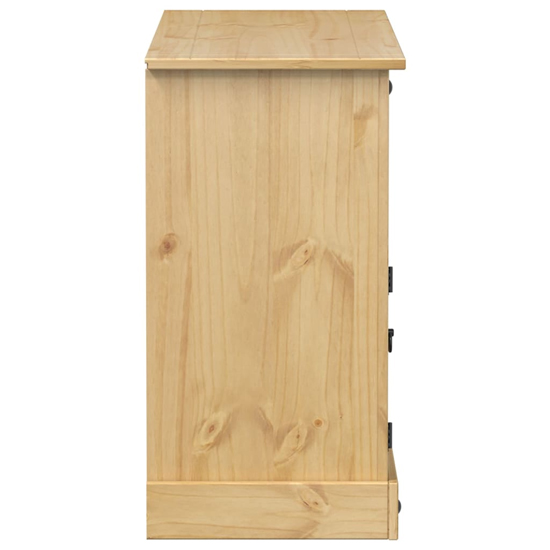 Croydon Wooden Sideboard With 2 Doors 5 Drawers In Brown
