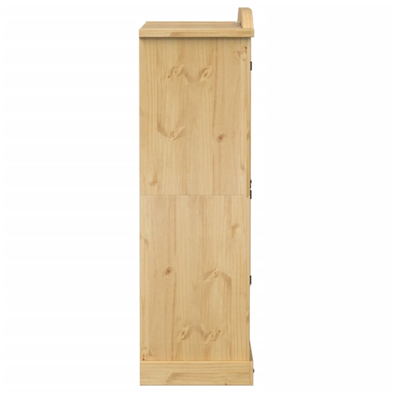 Croydon Wooden Wardrobe With 3 Doors 1 Drawer In Brown