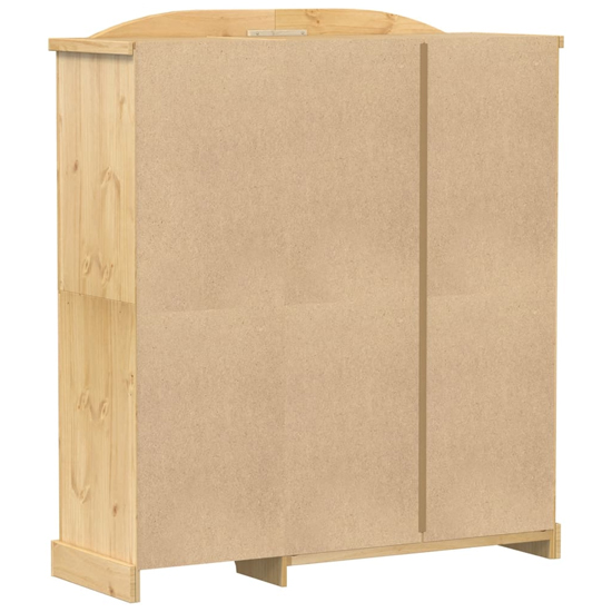 Croydon Wooden Wardrobe With 3 Doors 1 Drawer In Brown