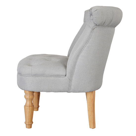Culgaith Linen Fabric Boudoir Style Lounge Chair In Blue_2