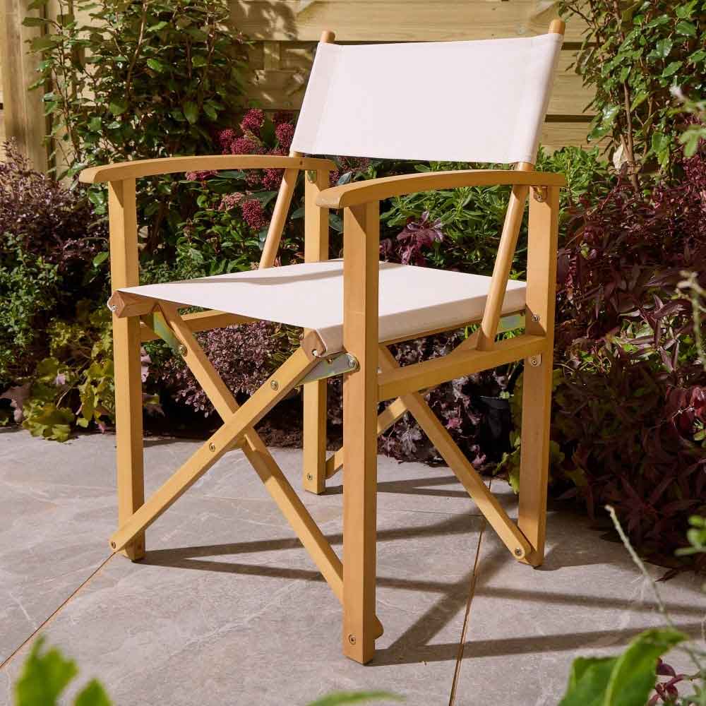 Cultivate Polyester Folding Chair in Natural