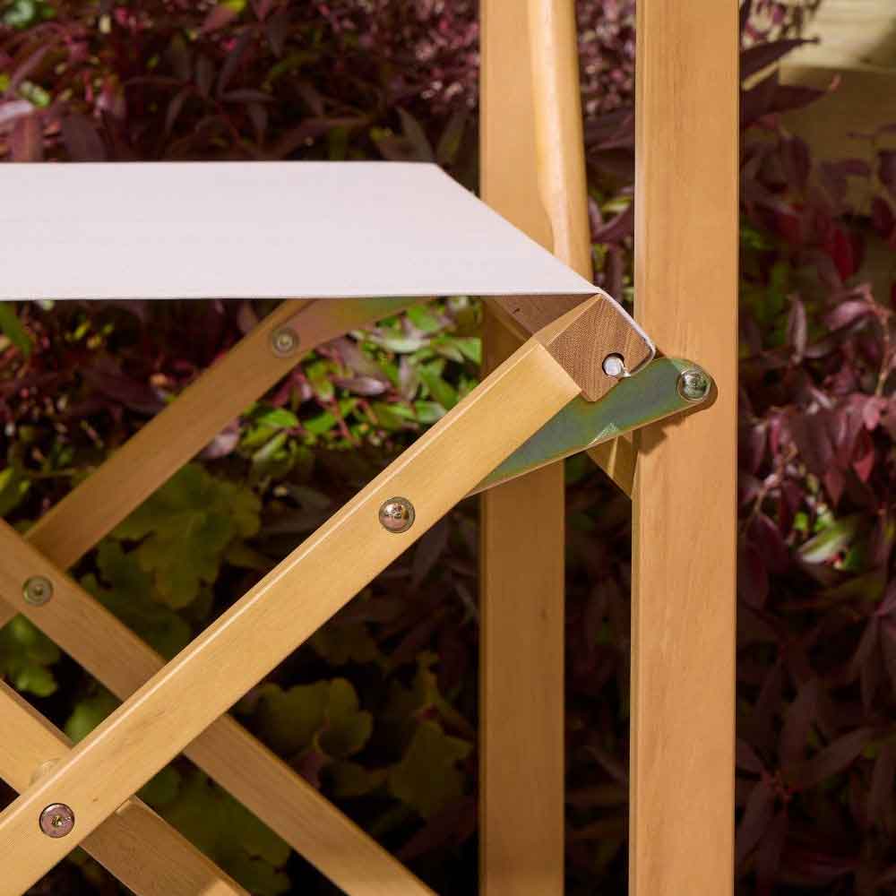 Cultivate Polyester Folding Chair in Natural