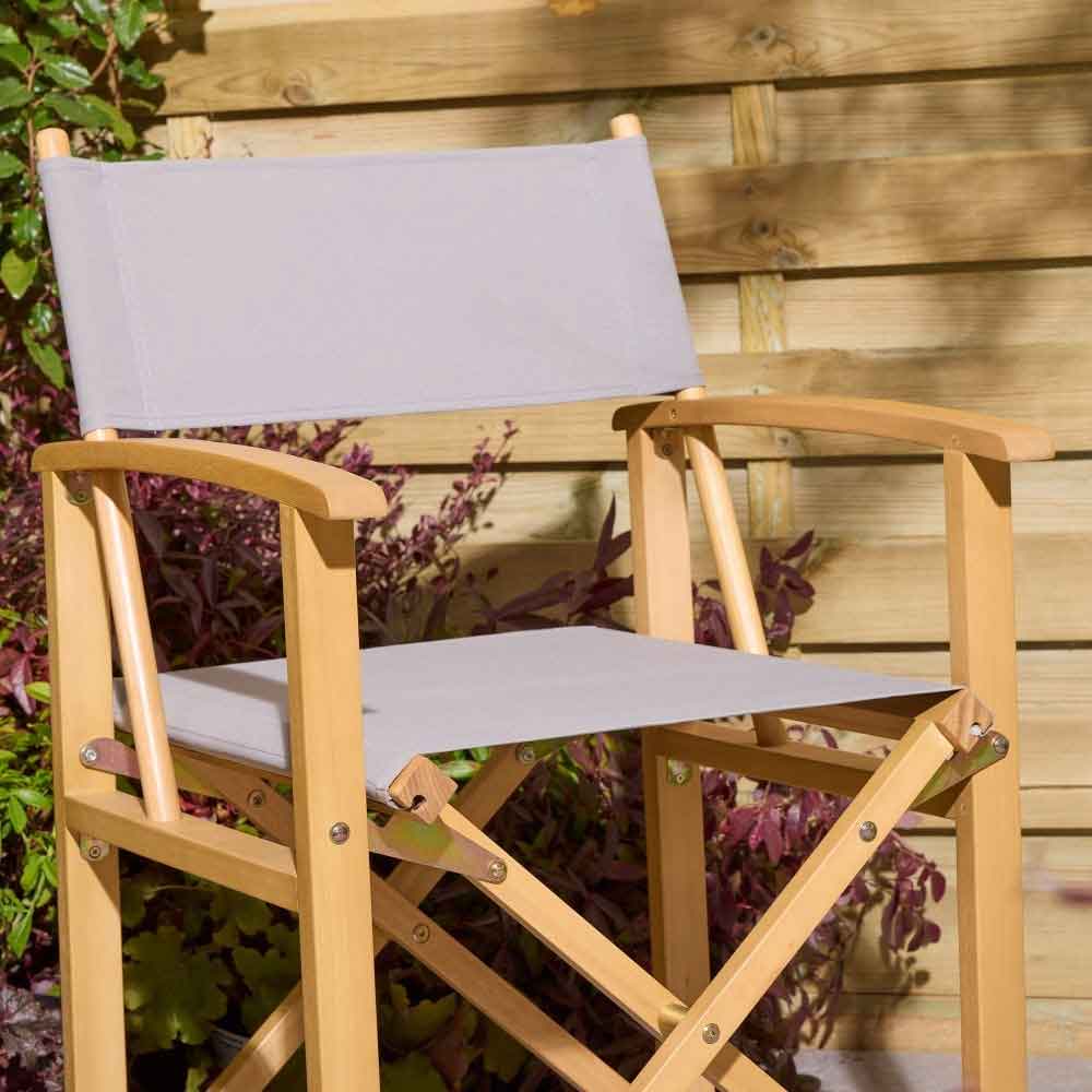 Cultivate Polyester Folding Chair in Slate Grey