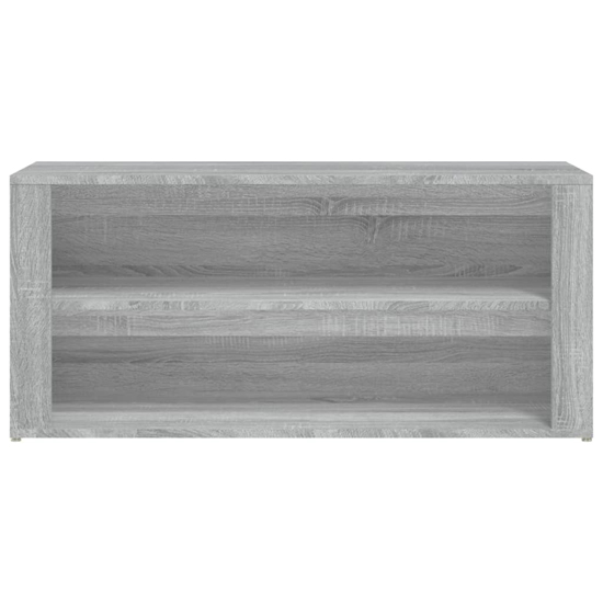 Culver Wide Wooden Shoe Storage Rack In Grey Sonoma Oak