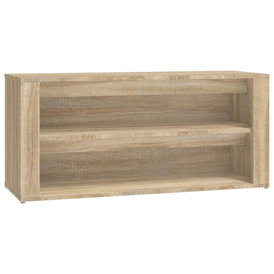 Culver Wide Wooden Shoe Storage Rack In Sonoma Oak