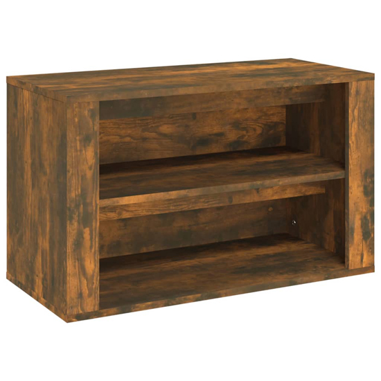 Culver Wooden Shoe Storage Rack In Smoked Oak