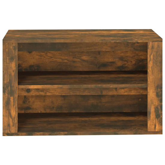 Culver Wooden Shoe Storage Rack In Smoked Oak