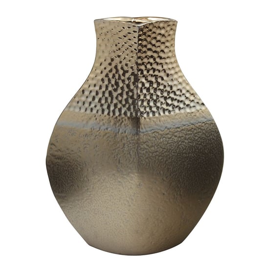 Cuprano Ceramic Medium Decorative Pot Vase In Copper