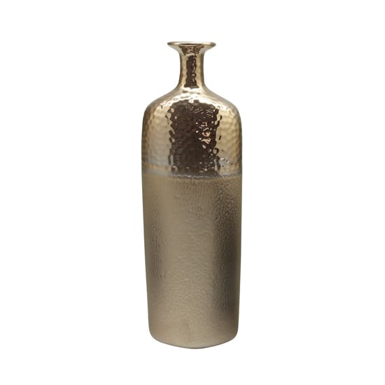 Cuprano Ceramic Small Decorative Bottle Vase In Copper_1