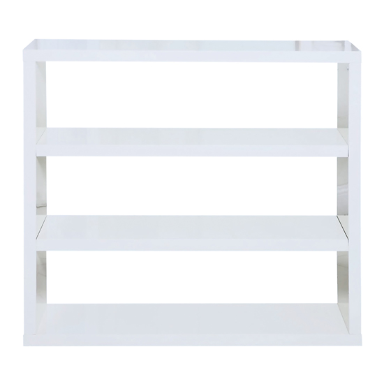 Puto Contemporary Bookcase In White High Gloss