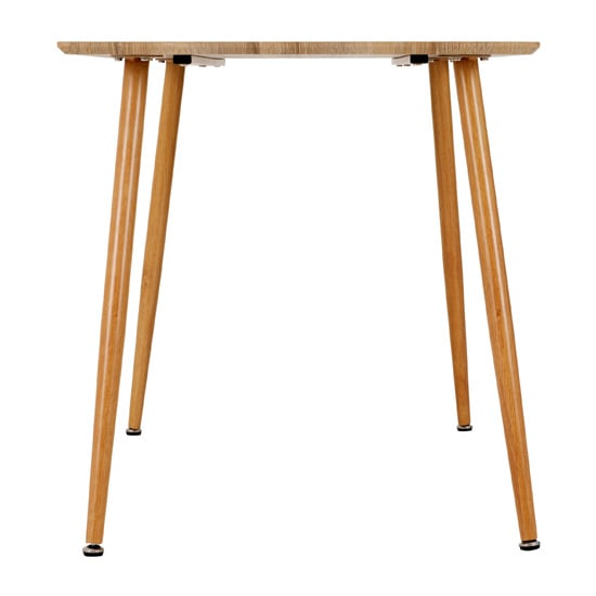 Bakerloo Wooden Dining Table In Oak Effect