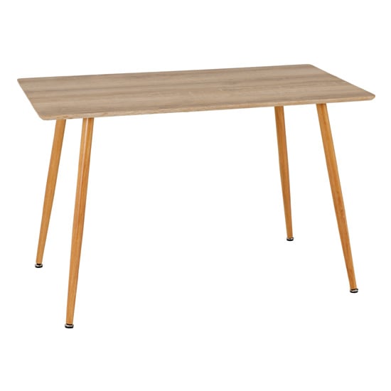 Product photograph of Bakerloo Wooden Dining Table In Oak Effect from Furniture in Fashion