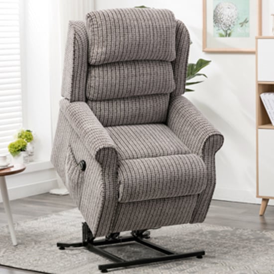 Curtis Fabric Electric Dual Motor Lift And Tilt Armchair In Latte_2