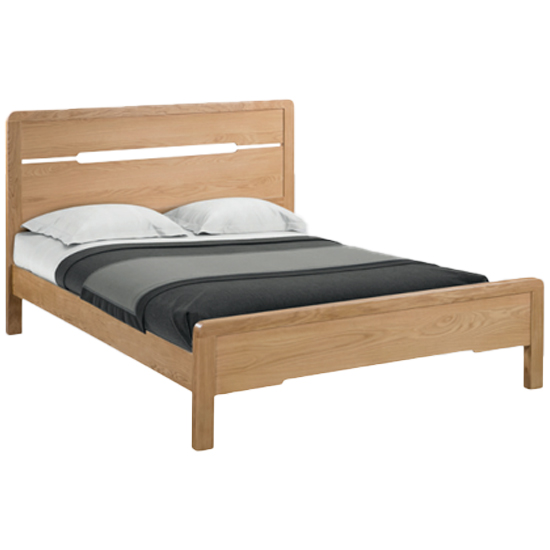 Camber Wooden Double Bed In Oak