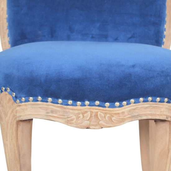 Cuzco Velvet Accent Chair In Royal Blue And Sunbleach_5