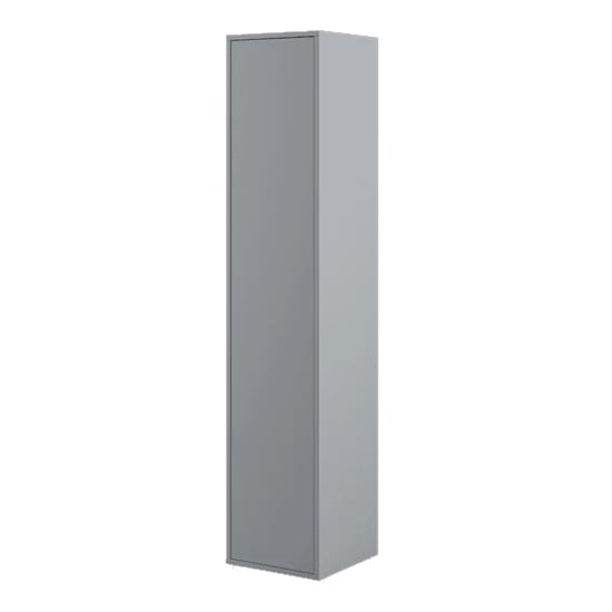 Product photograph of Cyan Wooden Wardrobe With 1 Door In Grey from Furniture in Fashion