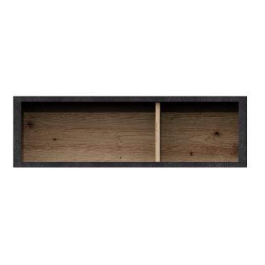 Cygnus Wall Mounted Shelf In Artisan Oak FiF