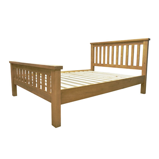 Cyprian Wooden Kids High End Bed In Chunky Pine Furniture in Fashion
