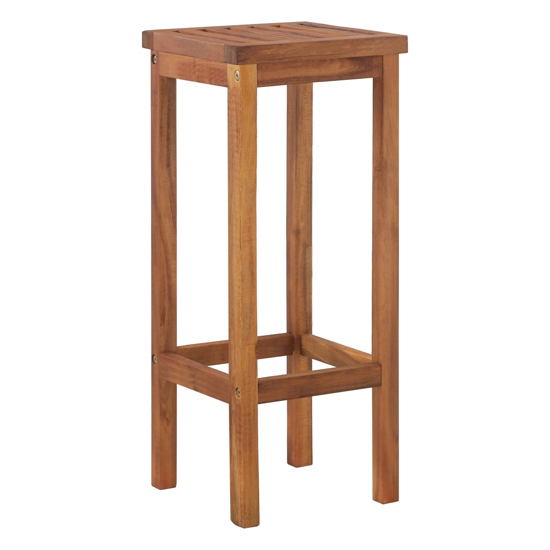 Dafne Brown Wooden Bar Stools In A Pair