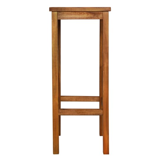 Dafne Brown Wooden Bar Stools In A Pair