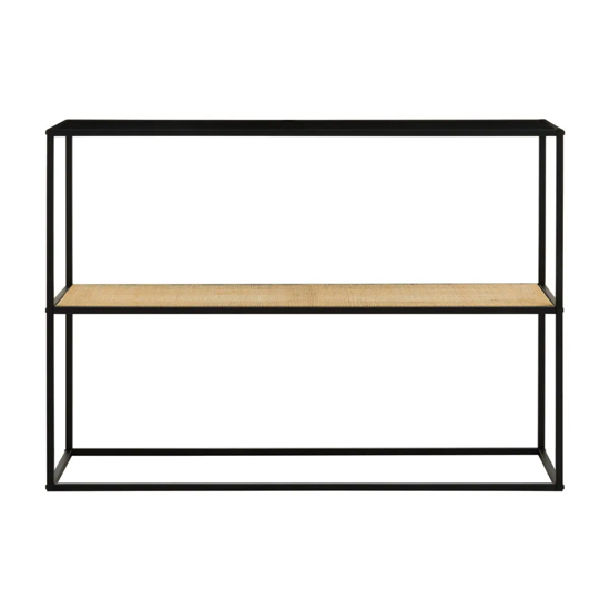 Daire Metal Console Table Rectangular In Black
