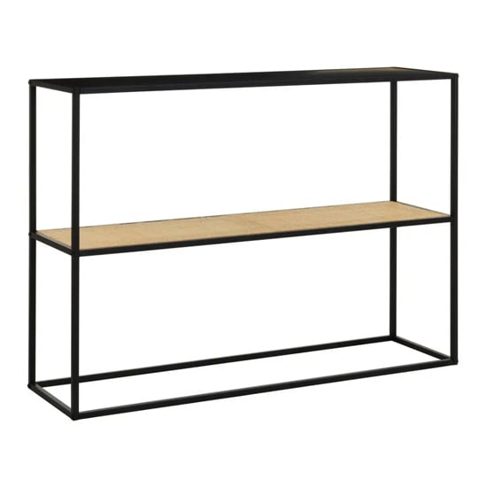 Product photograph of Daire Metal Console Table Rectangular In Black from Furniture in Fashion