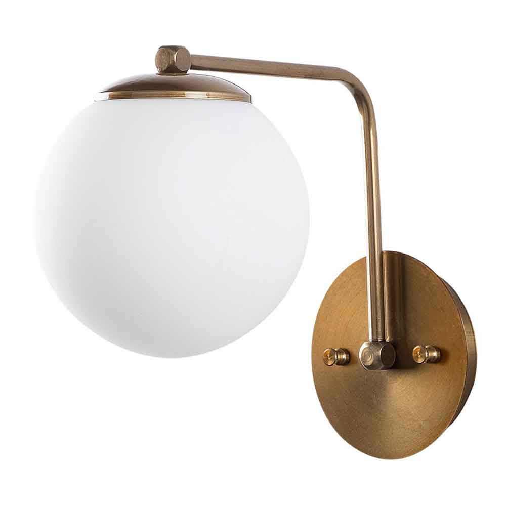 Daisy Metal Wall Lamp in Gold