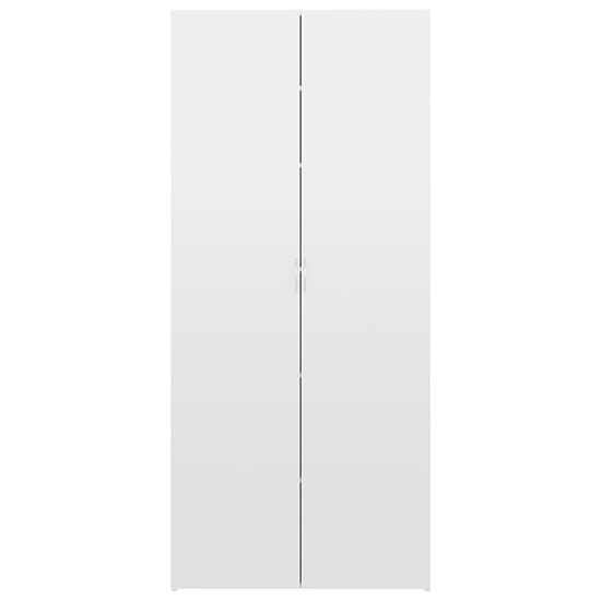 Daithi High Gloss Shoe Storage Cabinet In White_4