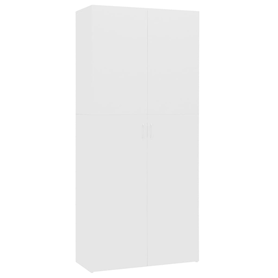 Daithi Wooden Shoe Storage Cabinet In White
