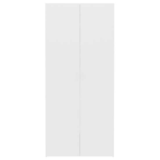Daithi Wooden Shoe Storage Cabinet In White