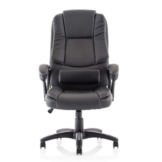 Dakota PU Leather High Back Home And Office Chair In Black_2