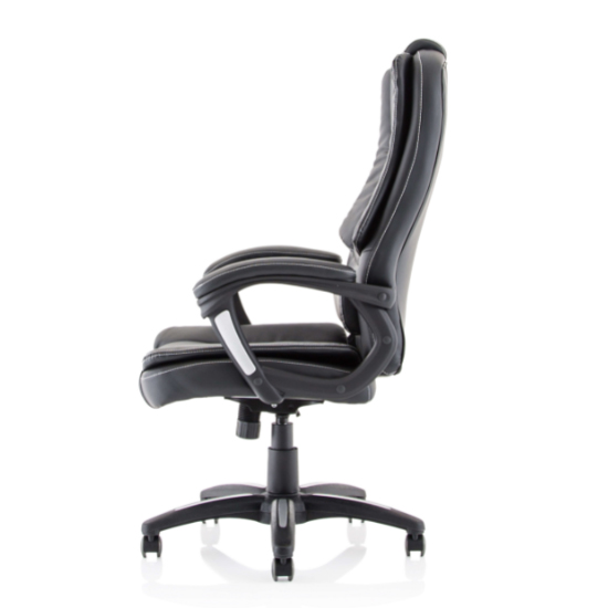 Dakota PU Leather High Back Home And Office Chair In Black_4