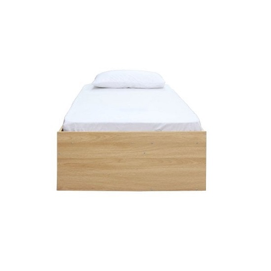 Daventry Single Cabin Bed In White And Matt Oak Finish_2