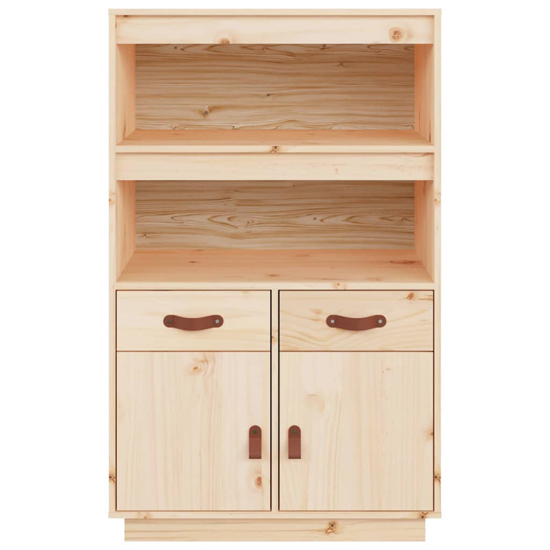Dallas Pinewood Sideboard With 2 Doors 2 Drawers In Natural