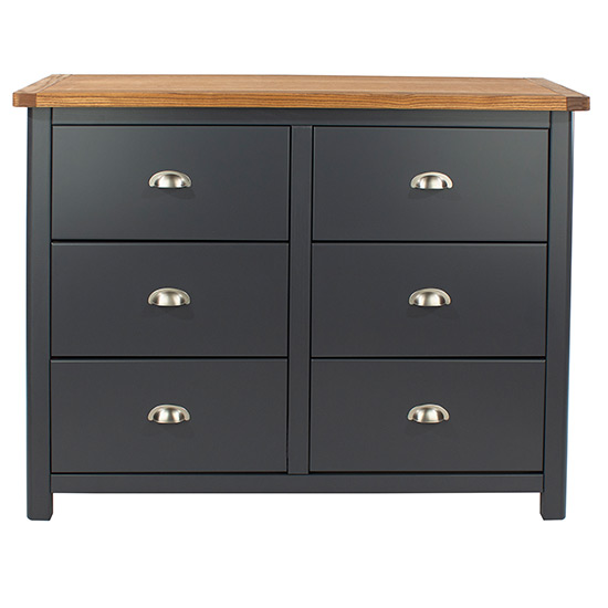 Dallon Wide Wooden Chest Of 6 Drawers In Midnight Blue_3