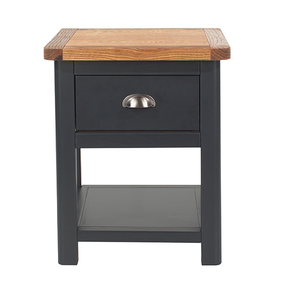 Dallon Wooden Bedside Cabinet With 1 Drawer In Midnight Blue_2