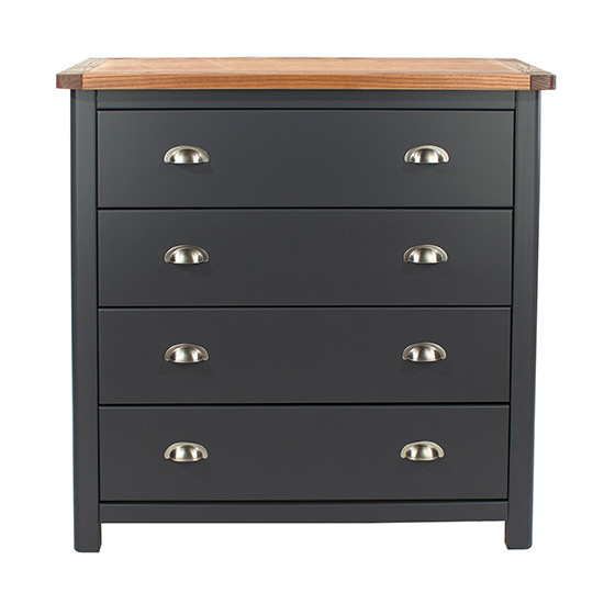 Dallon Wooden Chest Of 4 Drawers In Midnight Blue_2