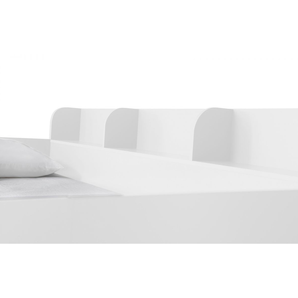 Dallyce Wooden Triple Sleeper Bunk Bed In White