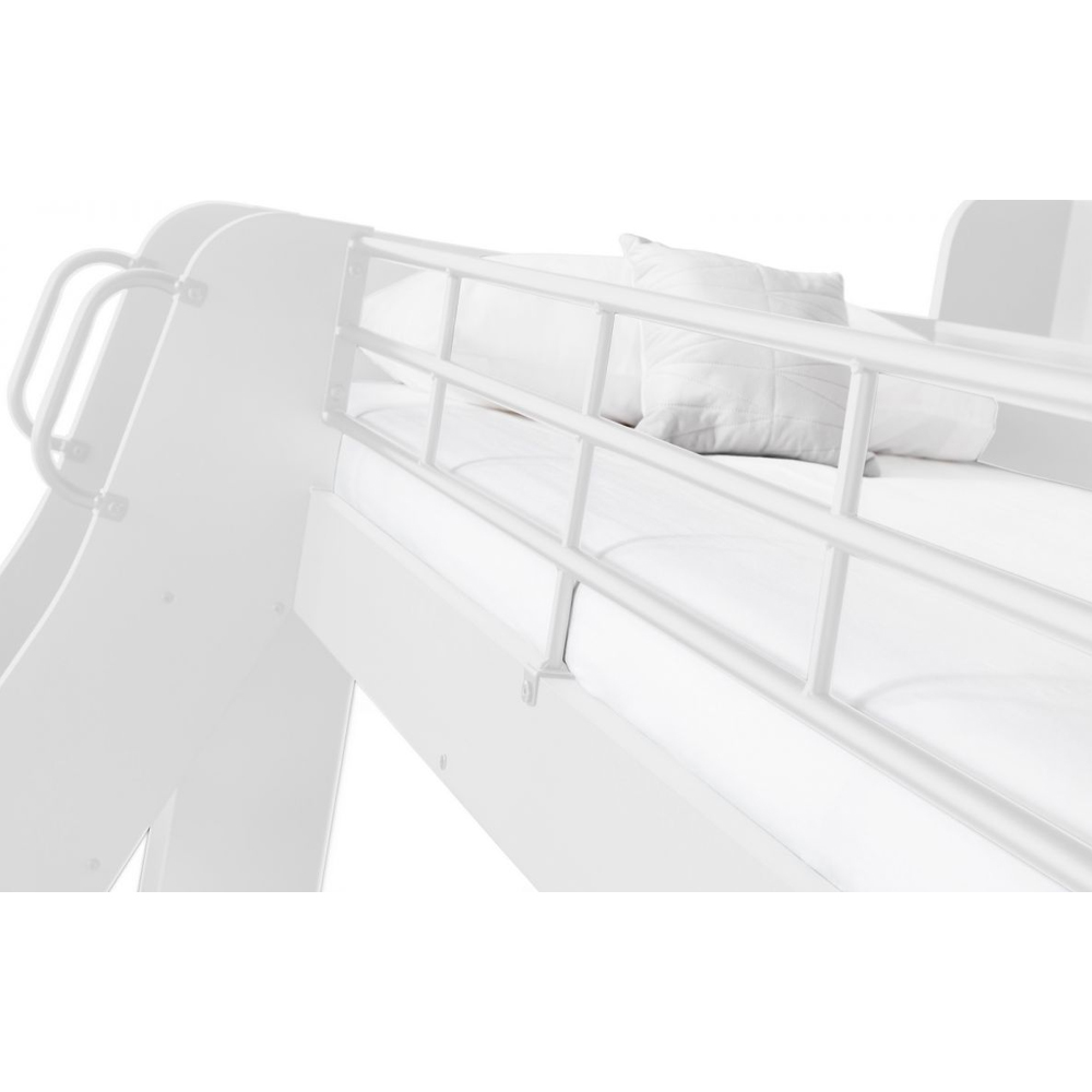 Dallyce Wooden Triple Sleeper Bunk Bed In White
