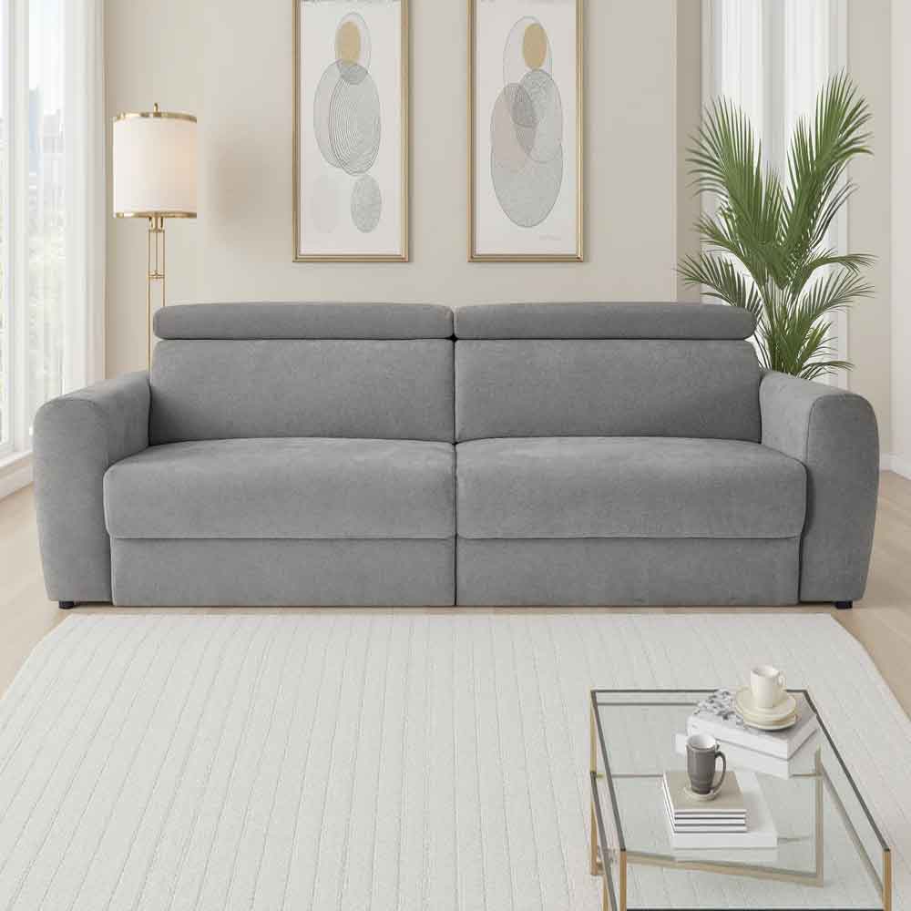 Dalvero Fabric 3 Seater Sofabed in Grey