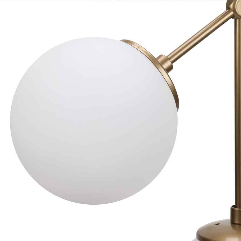 Damar Nordic Style 3 Light Metal Ceiling Light in Gold