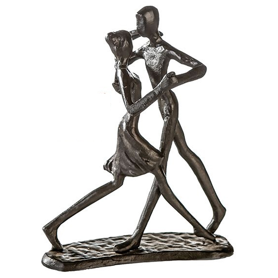 Photo of Dancing iron design sculpture in burnished bronze