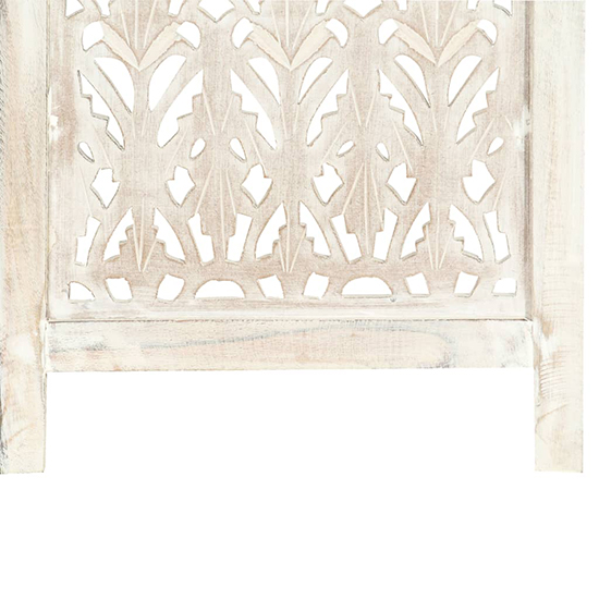 Danessa Wooden 5 Panels 200cm x 165cm Room Divider In White