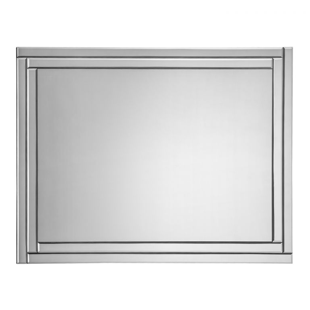 Dania Frameless Bedroom Wall Mirror In Clear